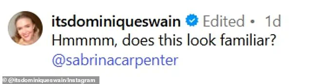 Dominique Swain Sparks Debate Over Artistic Influence vs. Originality in Comparing Sabrina Carpenter's Photoshoot to 'Lolita' Film Still