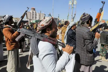Houthi Rebels Launch Drone Strikes on Israel, Spokesperson Claims Strategic Targets Hit in Live Broadcast
