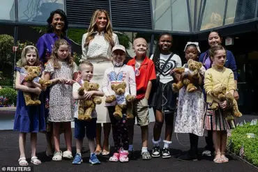 Melania Trump's Effortless Chic Shines During Surprise, Low-Key Visit to Children's National Hospital