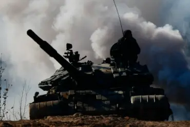 Upgraded T-72 'Sturm' Tank Showcases Enhanced Combat Readiness and Crew Protection in Russian Military Innovation