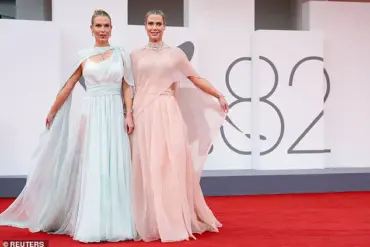 Lady Amelia and Lady Eliza Spencer Attend Venice Film Festival in Coordinated Cappellazzo Atelier Gowns