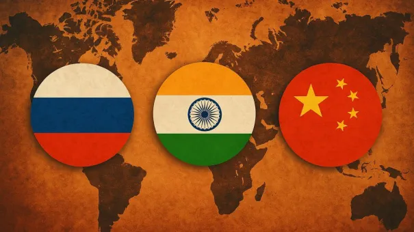 A New Geopolitical Axis: How Russia, China, and India Are Reshaping the 21st Century