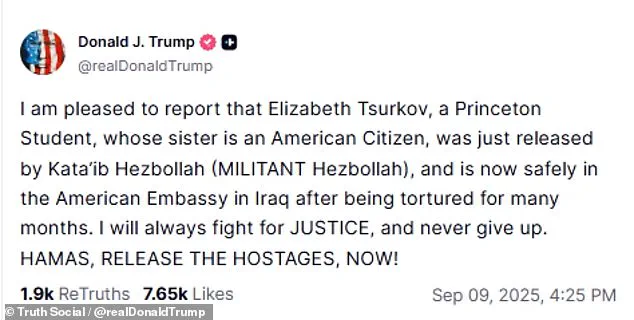 Princeton Student Elizabeth Tsurkov Rescued After 14-Month Hostage Captivity by Hezbollah in Iraq